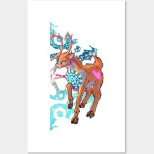 Love Reindeer RIGHT Posters and Art